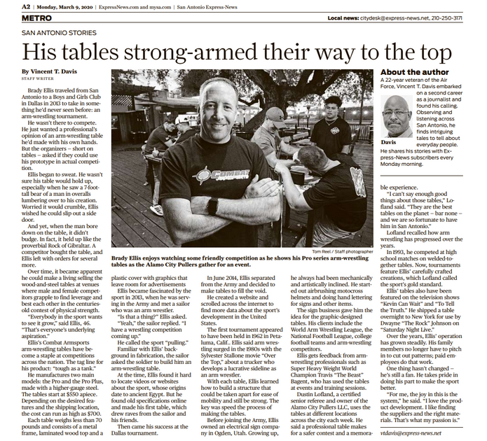 In the news again! Combat Armsports